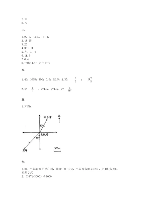 浙江省宁波市小升初数学试卷精华版.docx