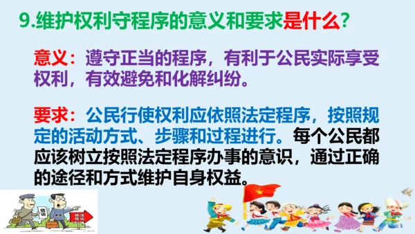 八年级下册第三课公民权利  复习课件(共27张PPT)