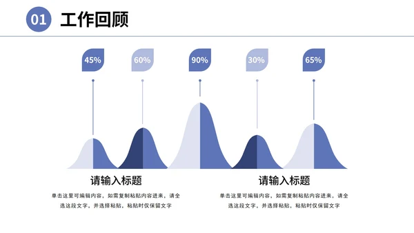 商务风大学生实习转正述职报告PPT模板