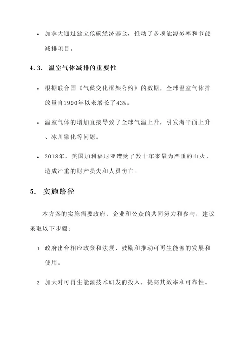 关于温室效应的解决方案