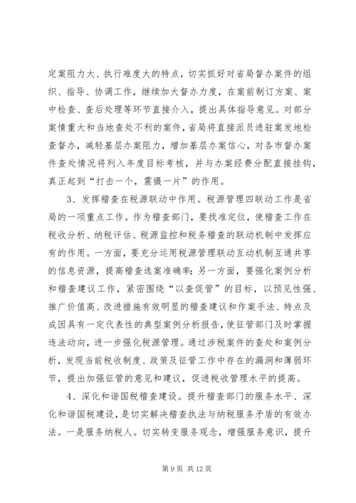 国税稽查工作问题调研报告 (2).docx