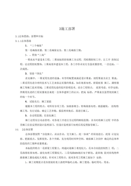 唐山市滨海大道工程某合同段、天津某社区活动中心施工组织设计（绿化屋面）