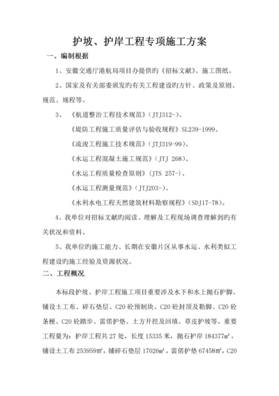 护坡护岸关键工程综合施工专项专题方案.docx