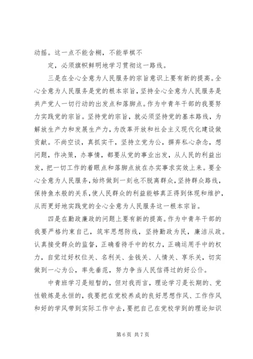 市委党校中青班党性锻炼小结 (4).docx