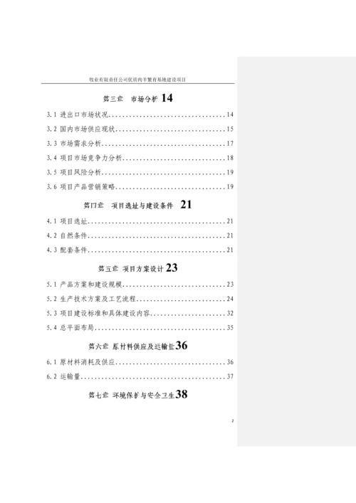 2017牧业有限责任公司优质肉羊繁育基地建设项目可行性研究报告.docx