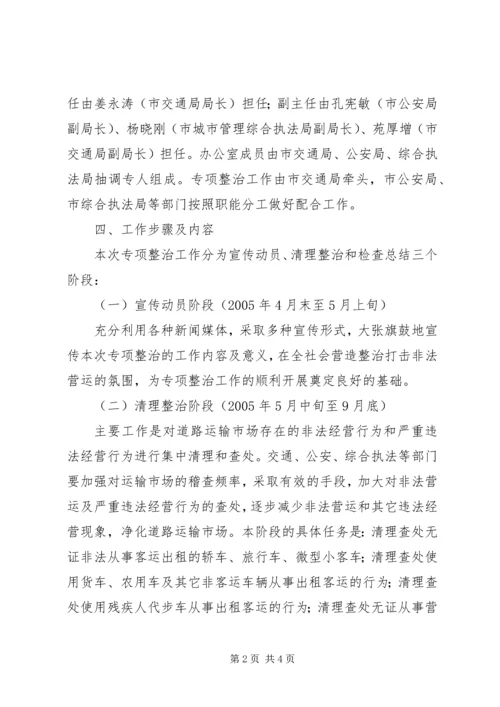 道路运输违法营运行为专项整治实施方案 (5).docx