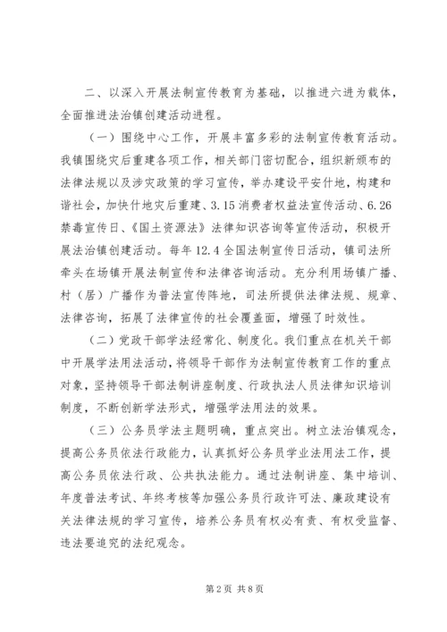 乡镇法治建设工作总结.docx