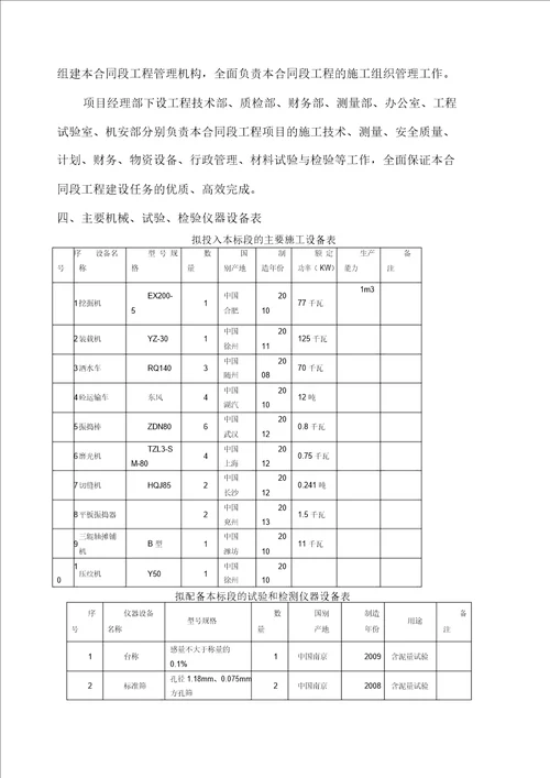 混凝土路面施工方案