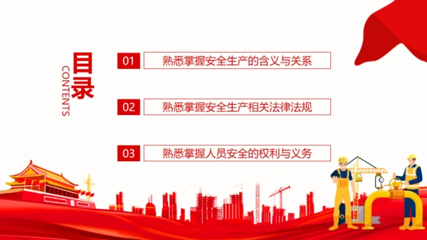 煤矿安全生产方针及法律法规通用PPT模板