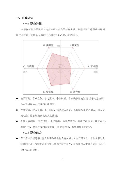 11页4300字无人机应用技术专业职业生涯规划.docx