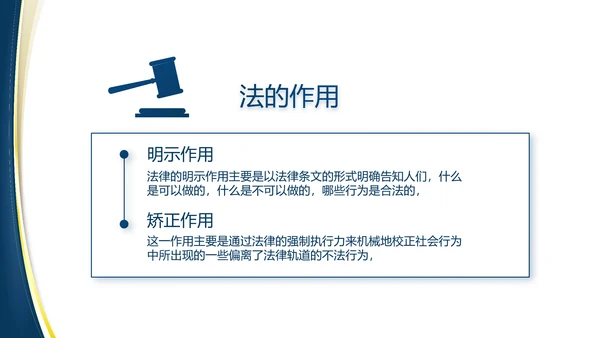 蓝色大气党建法律讲座工作总结PPT