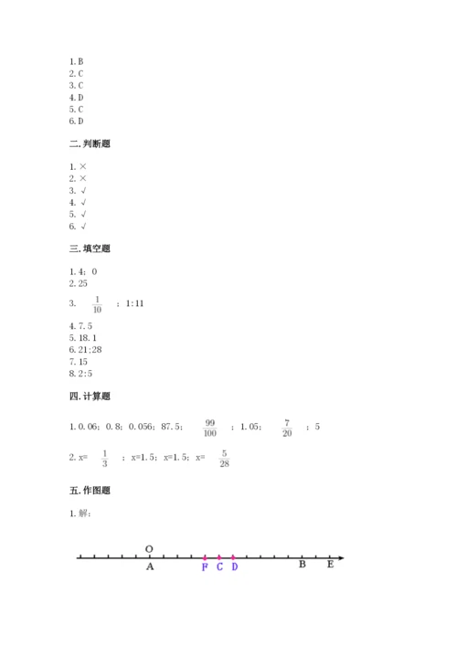 柳河县六年级下册数学期末测试卷（满分必刷）.docx