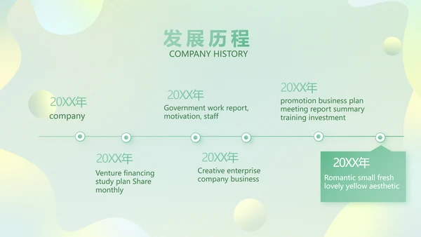 绿色清新公司产品介绍图片展示PPT动态模板