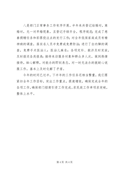 乡镇民政工作要点小结.docx