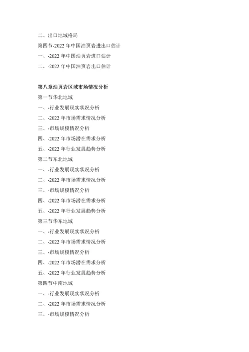 页岩行业市场分析及投资机遇研究报告样本.docx