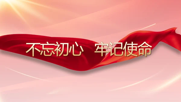 红色基层党建党支部年终工作总结PPT