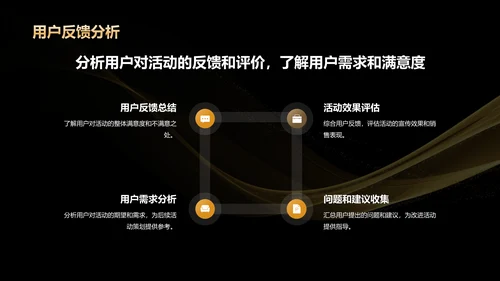 黑金色奢华黑色星期五营销复盘总结会PPT模板