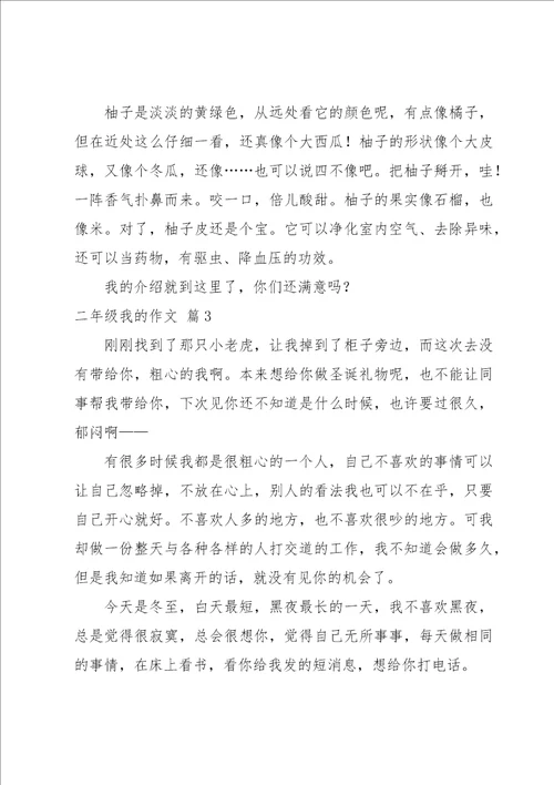 二年级我的作文七篇