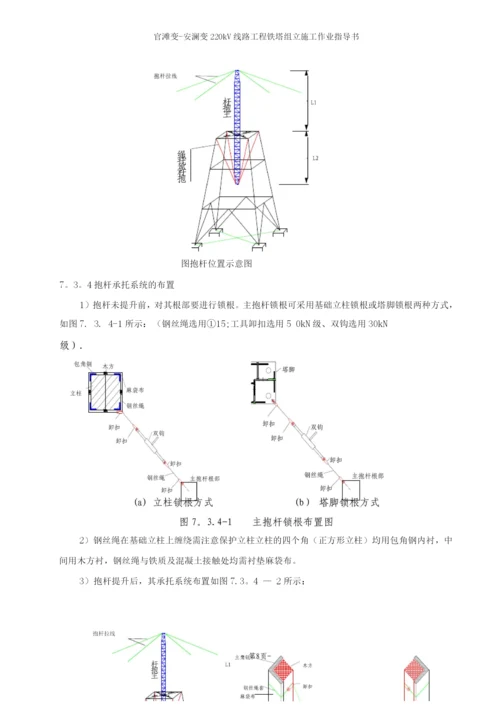 220kV线路工程铁塔组立施工方案.docx