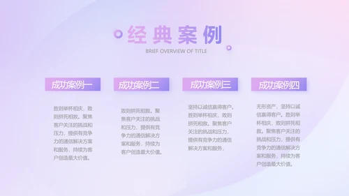 紫色化妆品公司企业宣传简介介绍动态PPT模板