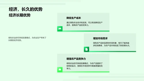 绿色农业之路PPT模板