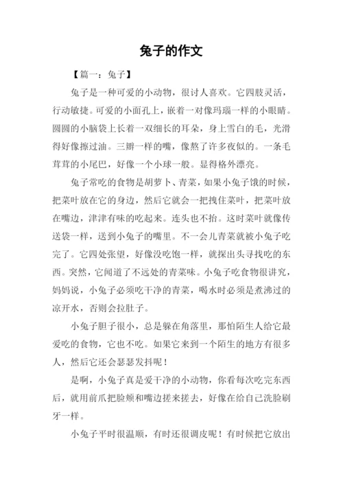 兔子的作文0.docx