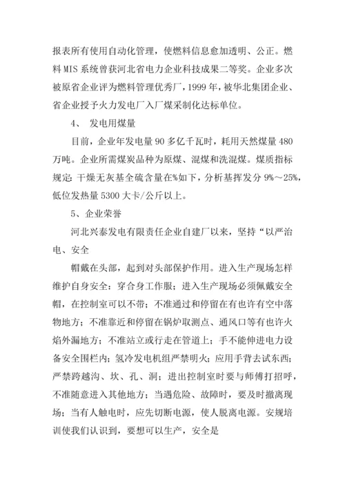 大学生电厂实习报告两篇.docx