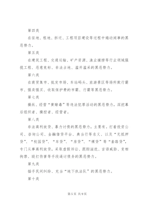 高石镇涉黑涉恶涉伞案件督办制度.docx