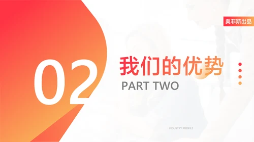 橙色简约风新媒体行业咨询报告PPT套装