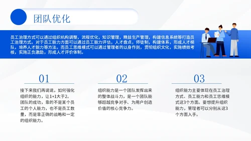 插画风团队管理员工培训团队管理办法PPT
