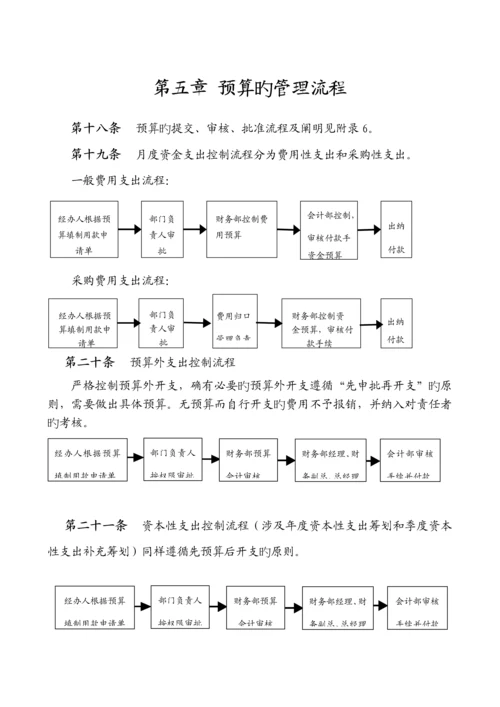 医药行业-全面具体预算管理新版制度.docx