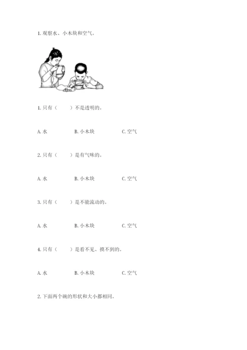 教科版小学科学一年级下册期末测试卷新版.docx
