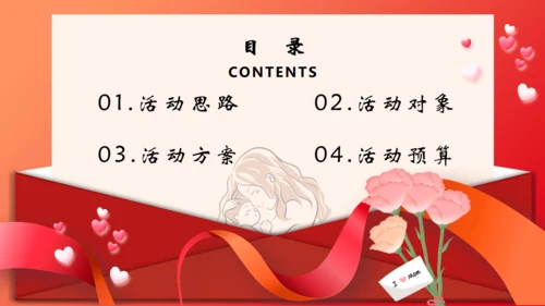 爱在母亲节母爱通用PPT模板