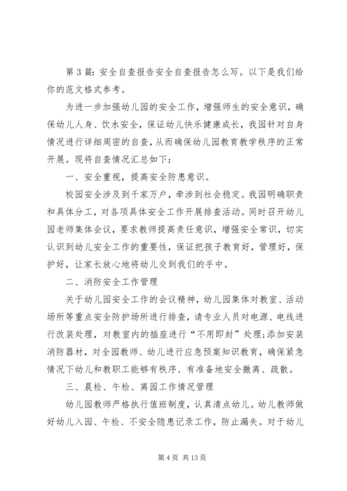 安全自查报告（共7篇） (8).docx