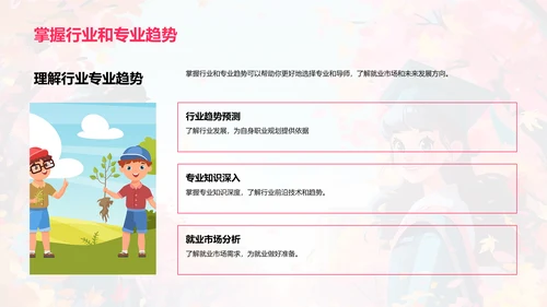 硕士学位就业导向PPT模板