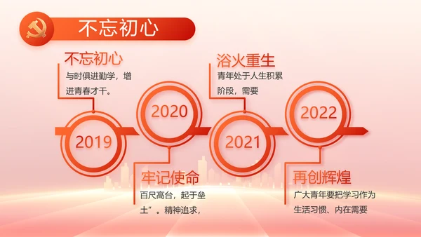 红色党建党支部工作总结汇报PPT党课