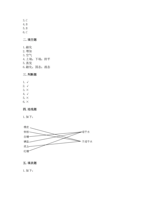 教科版三年级上册科学期末测试卷精品【黄金题型】.docx