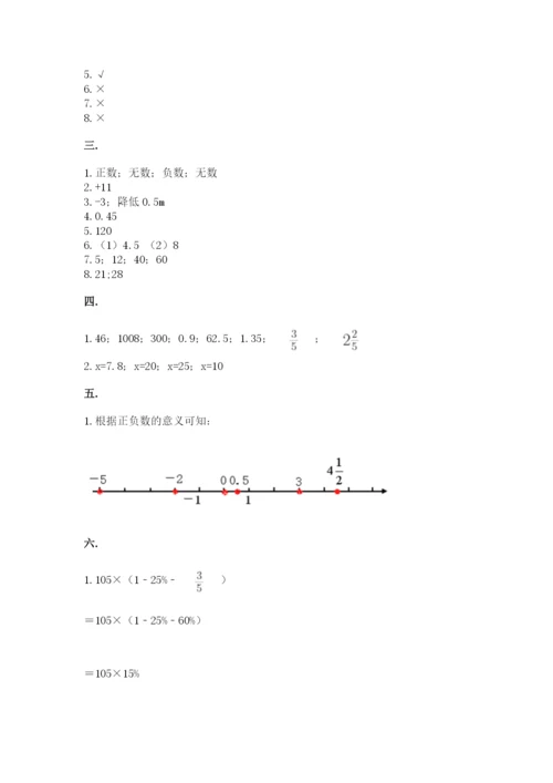 洛阳市小学数学小升初试卷（a卷）.docx