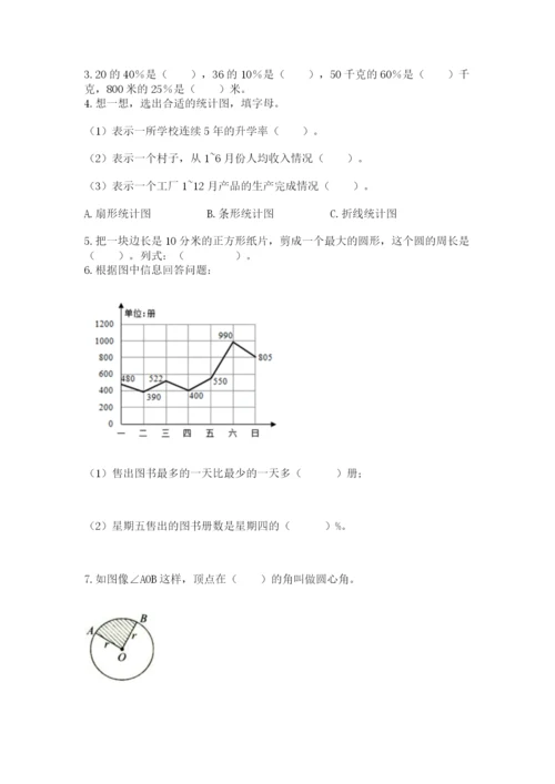 人教版六年级上册数学期末测试卷带答案（黄金题型）.docx