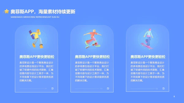3D蓝色毕业答辩创业计划
