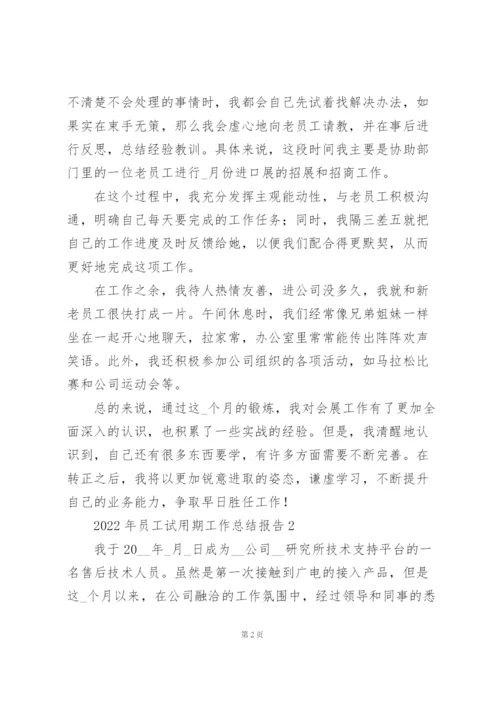 2022年员工试用期工作总结报告.docx