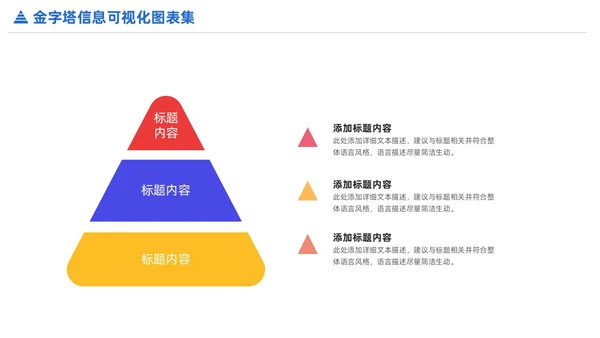 商务金字塔信息可视化PPT图表集