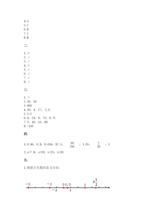 杭州文澜中学小升初数学试卷（原创题）.docx