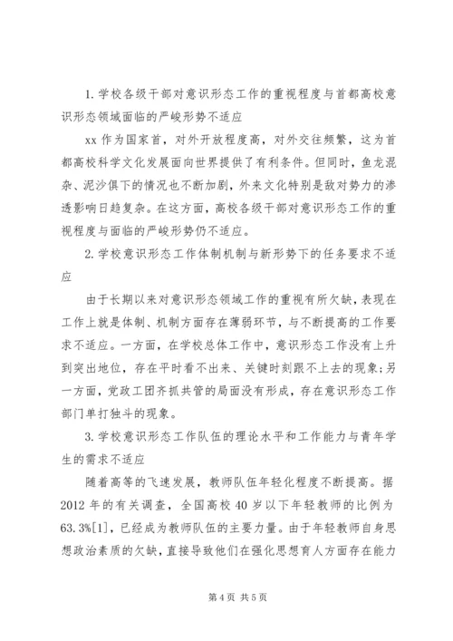 学校意识形态党支部工作汇报.docx