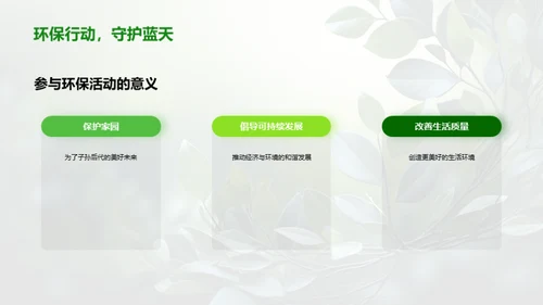 环保志愿者动员计划