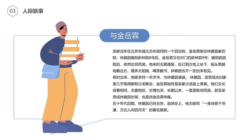 林徽因介绍通用PPT模板