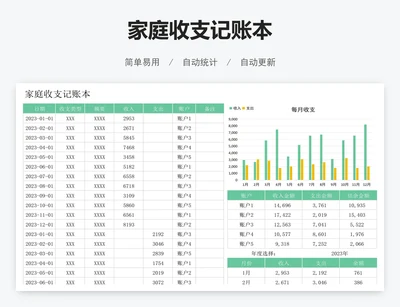 家庭收支记账本