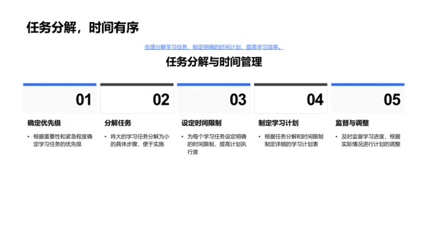 高效备考技巧教育PPT模板