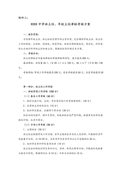 03-中学班主任、年级主任津贴考核方案（附件三）.docx