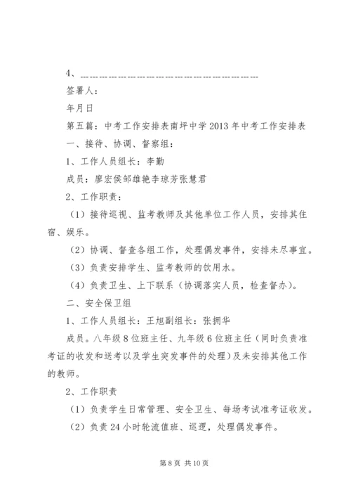 研讨会工作安排表.docx